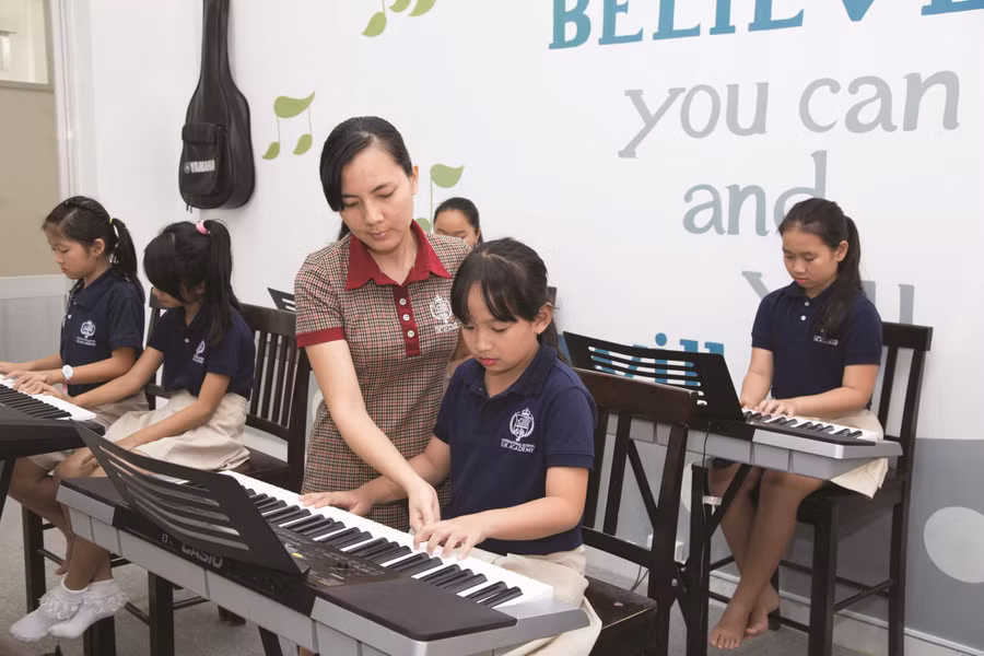 Giờ học Âm nhạc. Ảnh minh họa/ INT