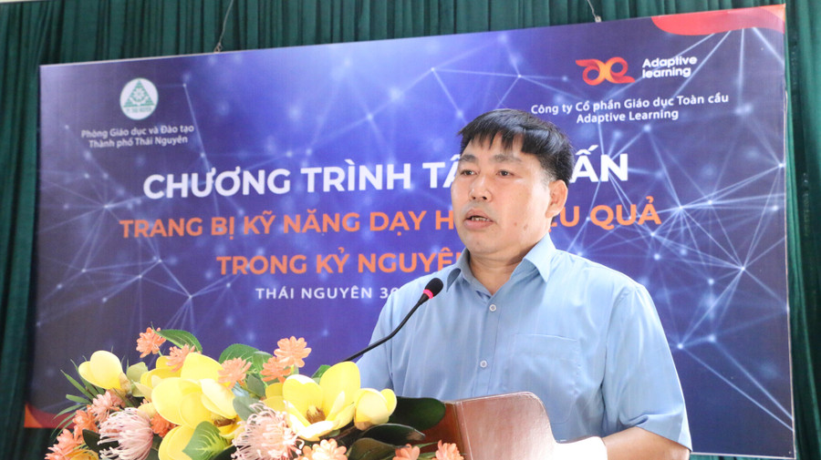 Ông Lê Xuân Hải – Phó Trưởng Phòng GD&amp;ĐT TP Thái Nguyên.