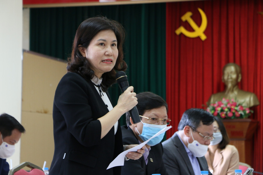 PGS.TS Nguyễn Mai Hương - Bí thư Đảng ủy, Chủ tịch Hội đồng Trường ĐH Mở Hà Nội cho biết, trường chưa đưa ra mốc thời gian dự kiến đón sinh viên trở lại. Ảnh tư liệu: Khôi Nguyên. PGS.TS Nguyễn Mai Hương - Bí thư Đảng ủy, Chủ tịch Hội đồng Trường ĐH Mở Hà Nội cho biết, trường chưa đưa ra mốc thời gian dự kiến đón sinh viên trở lại. Ảnh tư liệu: Khôi Nguyên.
