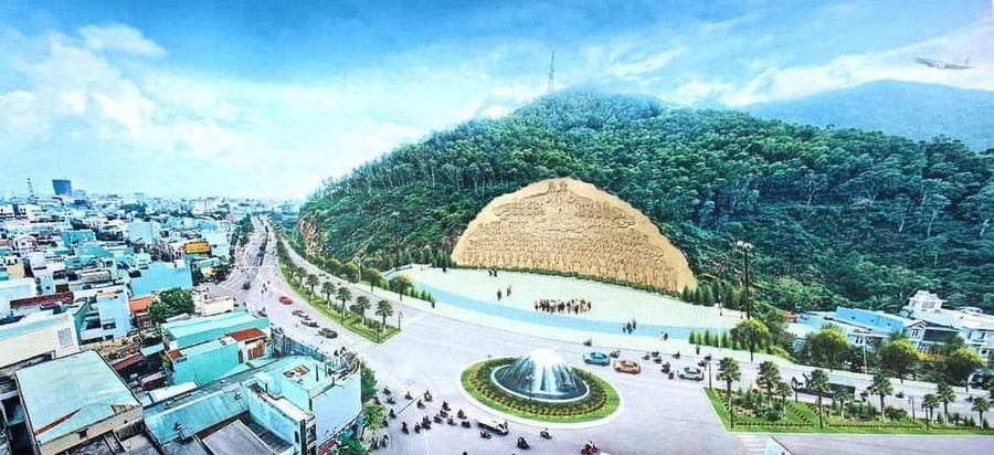 Bình Định dự kiến chi 86 tỷ tạc phù điêu khổng lồ lên vách núi