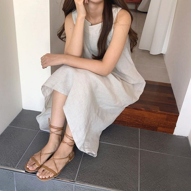 3 cách đơn giản lên đồ mát mẻ thoải mái với vải thô ảnh 7 Empty