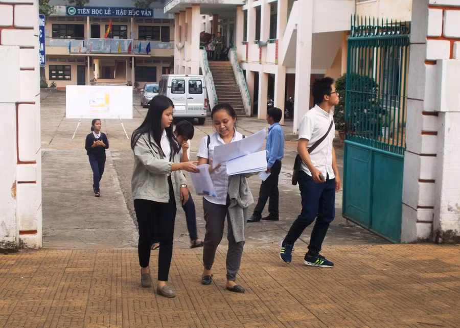 Nhiều trường vùng sâu vùng xa, tỷ lệ đậu tốt nghiệp cũng đạt mức cao. 