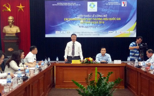 Công bố các doanh nghiệp có sản phẩm đạt Thương hiệu Quốc gia