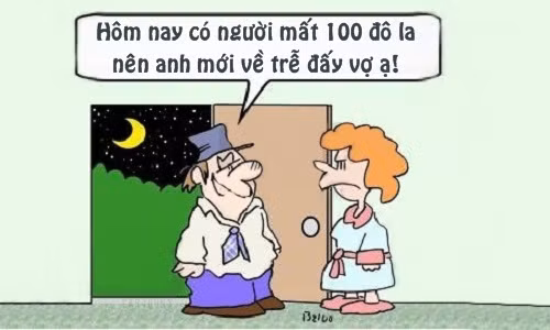 Chồng về muộn vì bận làm người tốt 