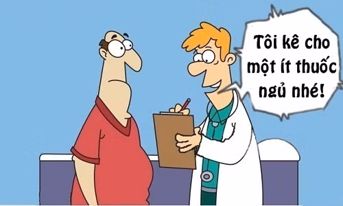 Vợ uống thuốc vì chồng mất ngủ 