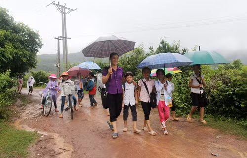 Gian nan dạy học vùng lòng hồ