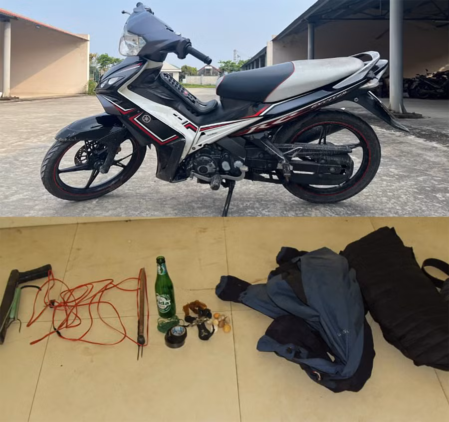 Tang vật vụ án. (Ảnh: CANA)