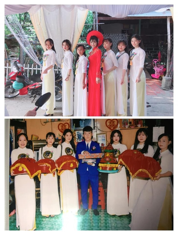 Cười chảy nước mắt bộ ảnh đám cưới chụp như thời năm 90 của cô dâu trẻ