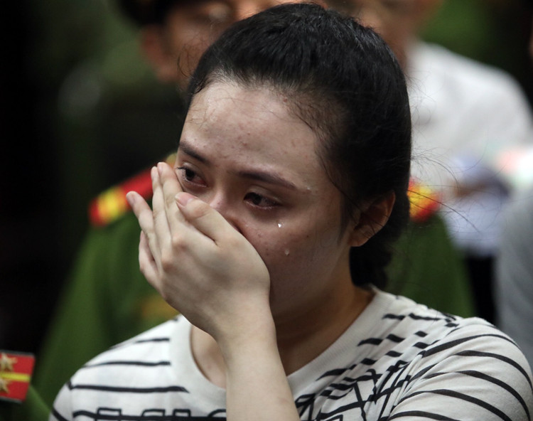 Ngọc Miu khi bị đề nghị 20 năm tù. Ảnh: Thành Nguyễn. Ngọc Miu khi bị đề nghị 20 năm tù. Ảnh: Thành Nguyễn.