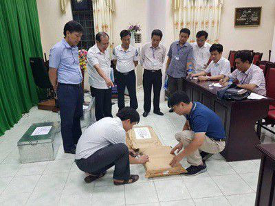 Rà soát công tác chấm thi tại Hội đồng thi Sở Giáo dục và Đào tạo Hà Giang. Ảnh Internet