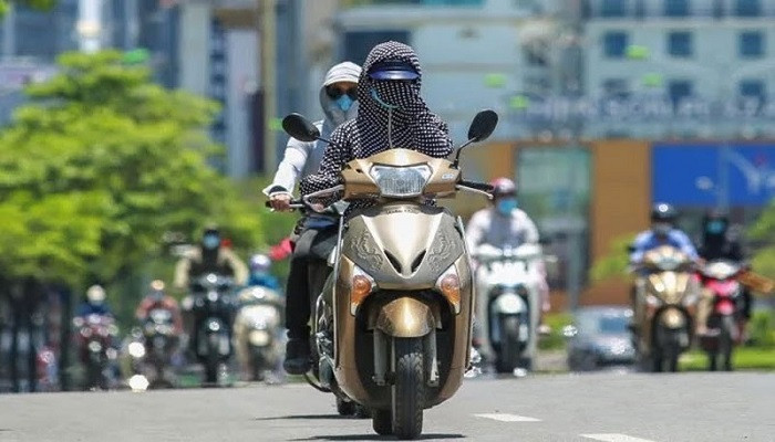 Thời tiết hôm nay nắng nóng với mức nhiệt độ cao