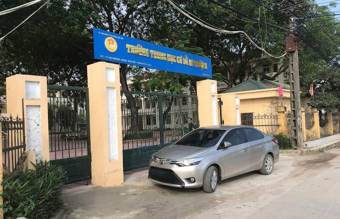 Trường THCS An Thượng hiện có hơn 1.000 học sinh đang theo học. Ảnh: FBNT.