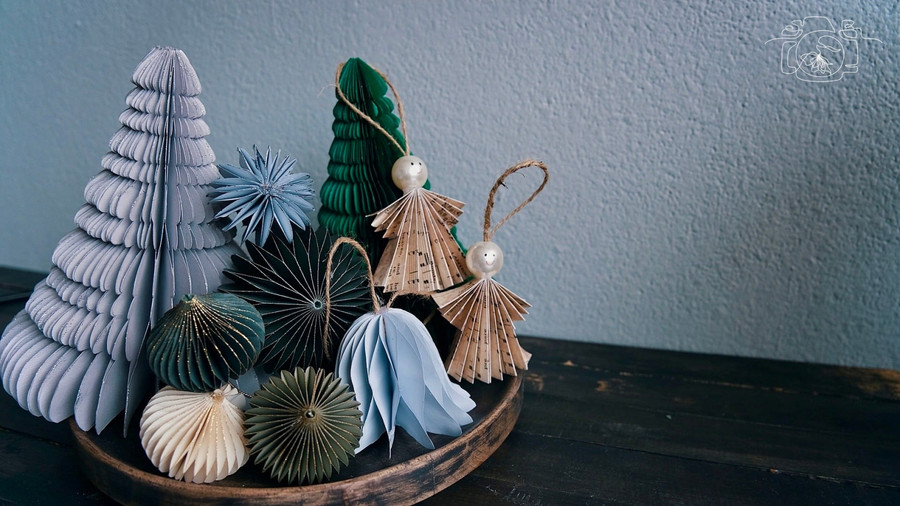 Trang trí Giáng sinh độc đáo bằng những món đồ giá 0 đồng ảnh 2