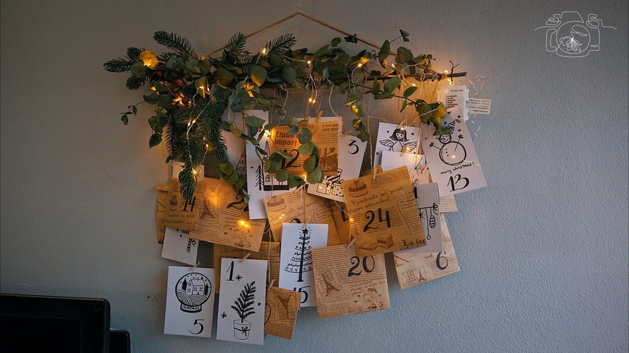 Trang trí Giáng sinh độc đáo bằng những món đồ giá 0 đồng ảnh 8