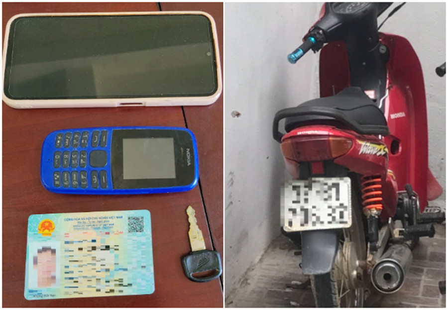 Tang vật vụ án. (Ảnh: CANA) Tang vật vụ án. (Ảnh: CANA)