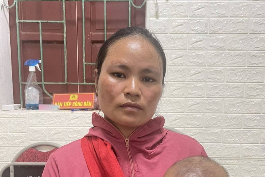 Do đang có con nhỏ nên Nghệ chỉ bị cấm đi khỏi nơi cư trú. (Ảnh: CANA) Do đang có con nhỏ nên Nghệ chỉ bị cấm đi khỏi nơi cư trú. (Ảnh: CANA)