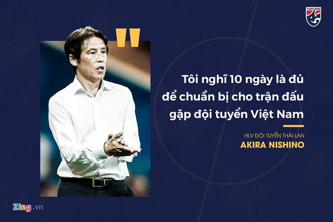 HLV Nishino có tuyên bố rất táo bạo