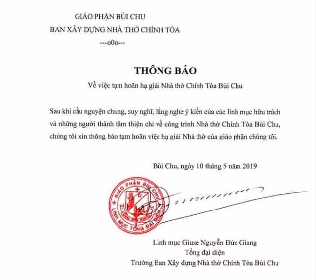 Thánh đường 134 tuổi Bùi Chu lún gần 1m, tháp nghiêng 15 độ? - 3