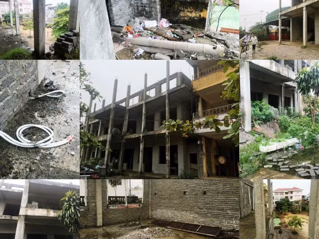 Nhà trường khốn khổ vì công trình xây dựng dở dang suốt nhiều năm - 1