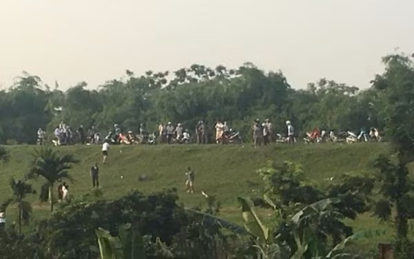  Khu vực người phụ nữ bị sát hại. 