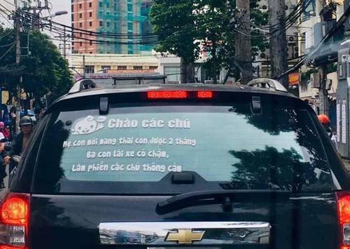 Thông điệp đáng yêu của em bé trong bụng mẹ. Thông điệp đáng yêu của em bé trong bụng mẹ.