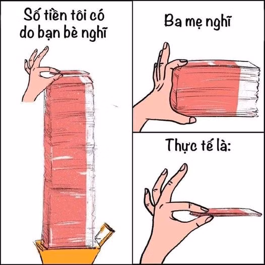 Nghĩ và thực tế khác nhau lắm!