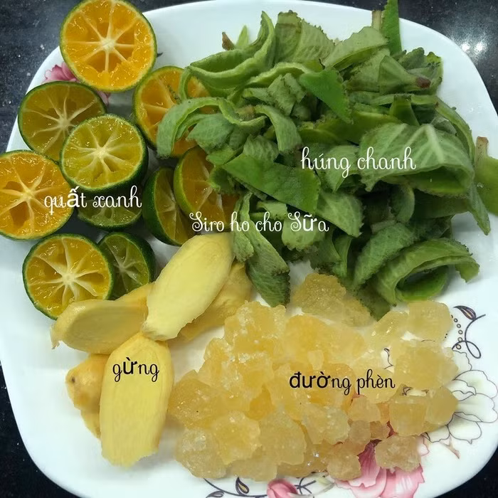 Công thức làm siro húng chanh đường phèn trị cúm, ho giao mùa cực nhạy cho bé