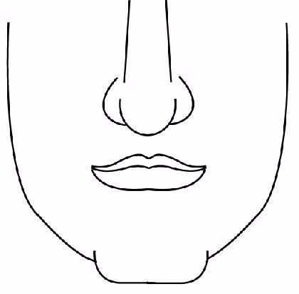 Cằm vuông là một tướng cằm tốt ở cả nam và nữ.