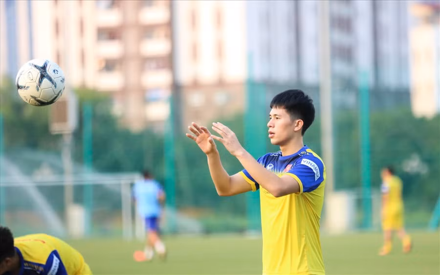 Đình Trọng chính là phát kiến lớn nhất trong hệ thống chiến thuật của HLV Park Hang-seo tại ĐT Việt Nam Ảnh: Hoài Thu