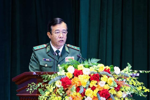 Trung tướng Lê Đức Thái, Tư lệnh BĐBP báo cáo - Ảnh: VGP/Nhật Bắc Trung tướng Lê Đức Thái, Tư lệnh BĐBP báo cáo - Ảnh: VGP/Nhật Bắc