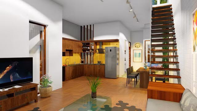 Nhà cấp 4 cực kì tiện nghi có gác lửng đẹp lạ - Ảnh 6.