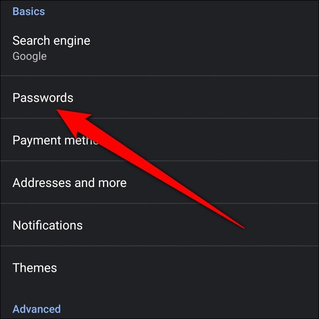 Cách xem lại mật khẩu đã lưu trên Chrome dành cho Android