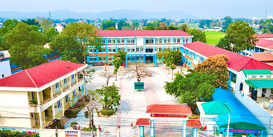 Ngôi trường Tiểu học Hoằng Thanh vừa được Chủ tịch UBND tỉnh Thanh Hoá công nhận chuẩn Quốc gia mức độ 2. (Ảnh: BM). Ngôi trường Tiểu học Hoằng Thanh vừa được Chủ tịch UBND tỉnh Thanh Hoá công nhận chuẩn Quốc gia mức độ 2. (Ảnh: BM).