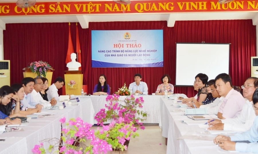 Quang cảnh hội thảo sáng nay tại TP Vũng Tàu