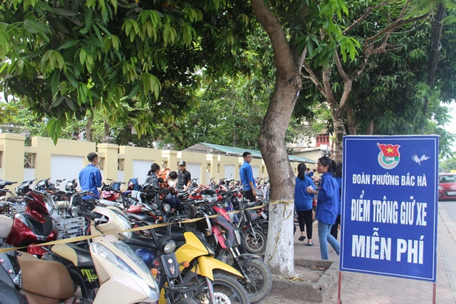 Điểm giữ xe miễn phí