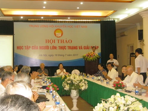 Quang cảnh hội thảo “Học tập của người lớn- Thực trạng và giải pháp” 