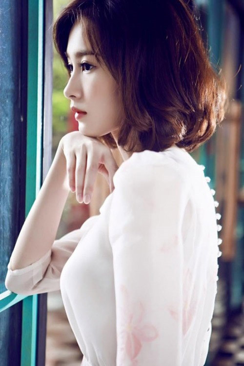 Hoa hậu Thu Thảo cũng chọn style tóc này để làm mới hình ảnh.