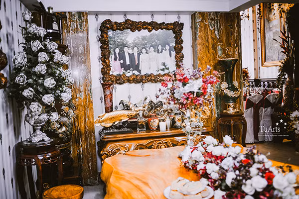 Trang trí lễ cưới tại gia đình