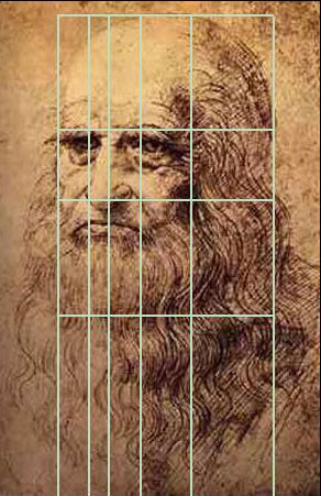 Bí ẩn về dãy Fibonacci và tỉ lệ vàng “thần thánh” trong vạn vật ảnh 6 Bức tự họa Leonardo Da vinci theo tỉ lệ vàng