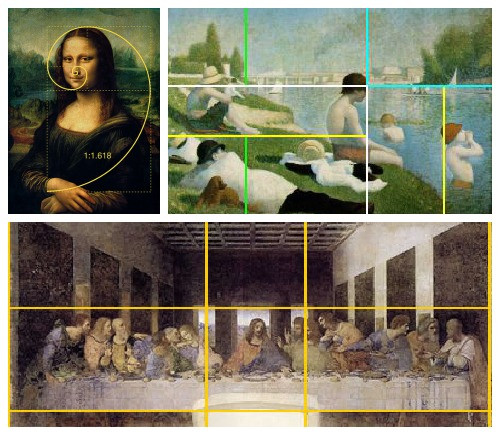 Bí ẩn về dãy Fibonacci và tỉ lệ vàng “thần thánh” trong vạn vật ảnh 17 Tỉ số vàng mang lại vẻ đẹp cho nghệ thuật