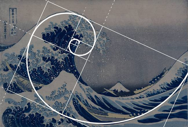 Bí ẩn về dãy Fibonacci và tỉ lệ vàng “thần thánh” trong vạn vật ảnh 18 Bức tranh Sóng lớn nổi tiếng của Hokusai