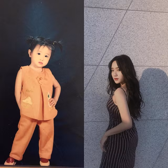 Từ nhỏ, Hồng Vẫn cũng đã rất xinh xắn, đáng yêu