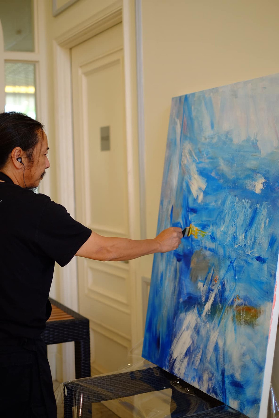 Họa sĩ Trần Lưu Mỹ.