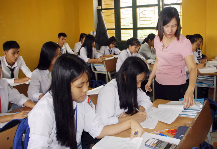 Giáo viên cần đổi mới sáng tạo từ những việc đơn giản nhất. Ảnh: Trung Toàn