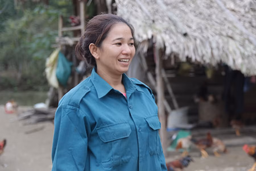 Chị Pay Thị Huyền, trú tại bản Bón, xã Yên Na, huyện Tương Dương, Nghệ An