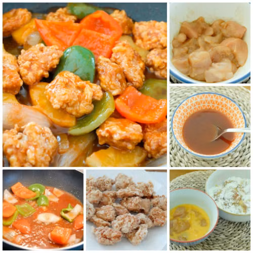 Gà sốt chua ngọt cho bữa chiều