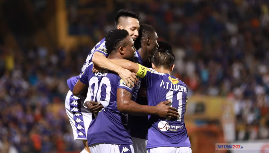 Các cầu thủ Hà Nội sẽ quyết tâm giành trọn 3 điểm để đòi lại ngôi đầu