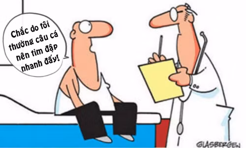 Đau tim vì câu cá