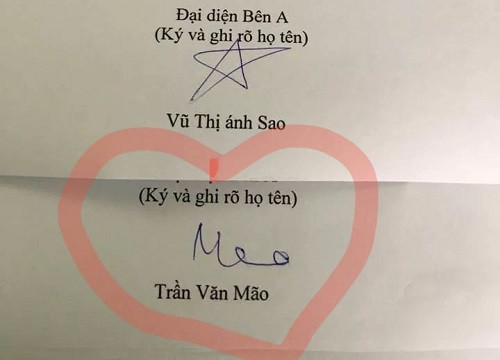 Nhìn chữ ký đoán được tên. Nhìn chữ ký đoán được tên.
