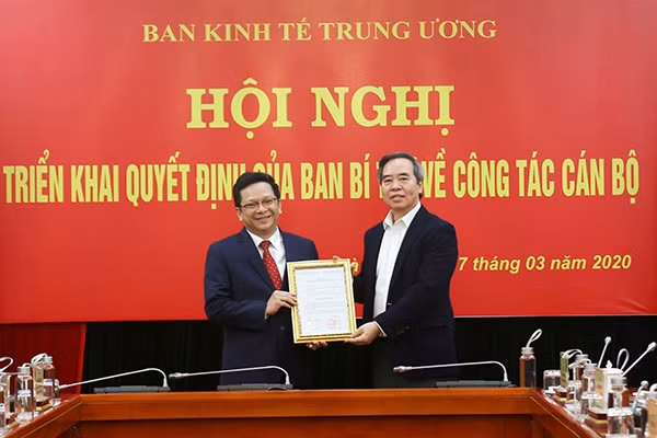 Bổ nhiệm ông Nguyễn Đức Hiển làm Phó Ban Kinh tế TƯ